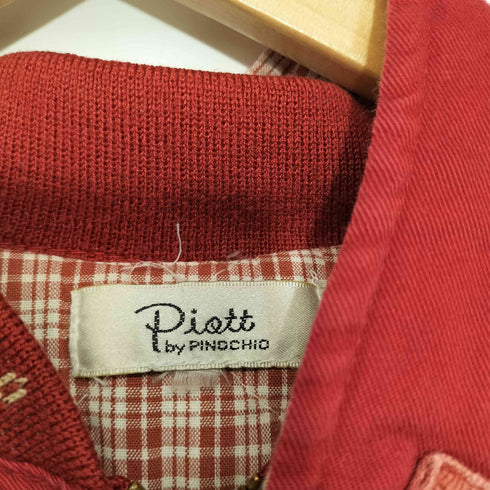 PIOTT バック刺繍 ジップアップ フーディブルゾン レディース