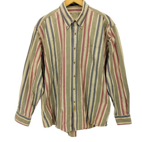 ビーディーバギーズ B.D.BAGGIES マルチストライプ ワークポケット ボタンダウン L/S シャツ メンズ import:L