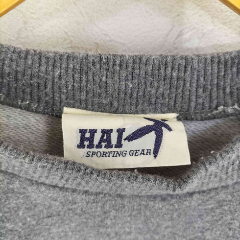ハイスポーティングギア HAI SPORTING GEAR ロゴ刺繍 クルーネックスウェット メンズ JPN:M