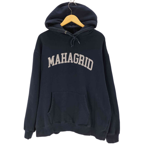 マハグリッド mahagrid 刺繍プルオーバーパーカー メンズ JPN:XL