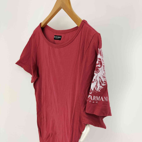 エンポリオアルマーニ EMPORIO ARMANI SWIMWEAR アーム ライオン アニマル プリント S/S Tシャツ メンズ import:S