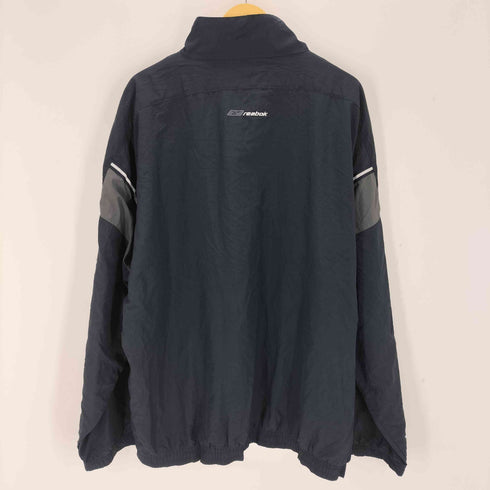 リーボック Reebok 台湾製 ロゴ刺繍ナイロンジャケット メンズ import:XL