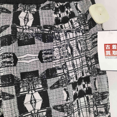 ザラ ZARA 総柄シアサッカーパンツ メンズ JPN:XL