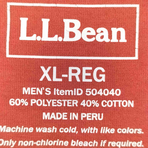 エルエルビーン L.L.Bean フロントプリント S/S Tシャツ メンズ JPN:XL