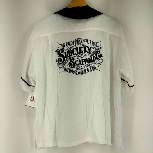 サブサエティ Subciety レーヨン100 BOWLING SHIRT メンズ JPN:XL