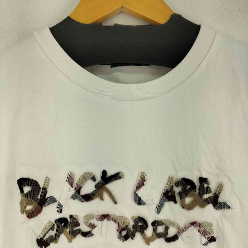 ブラックレーベルクレストブリッジ BLACK LABEL CRESTBRIDGE フロントフロッキーロゴ S/S Tシャツ メンズ import:M