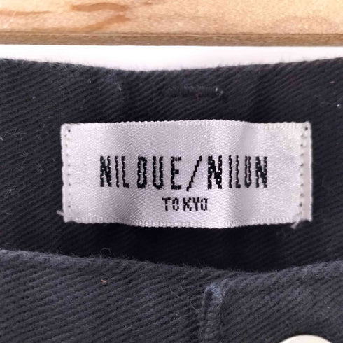 ニルデュエニルアントーキョー NIL DUE/NIL UN TOKYO LEATHER TAG SKINNY PANTS レディース JPN:M