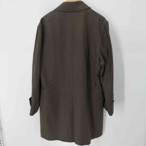 ランバンコレクション LANVIN COLLECTION 比翼ウールステンカラーコート メンズ