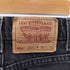 リーバイス Levis 505 ボタン裏525 先染め テーパード ブラック デニム パンツ メンズ W30/L32