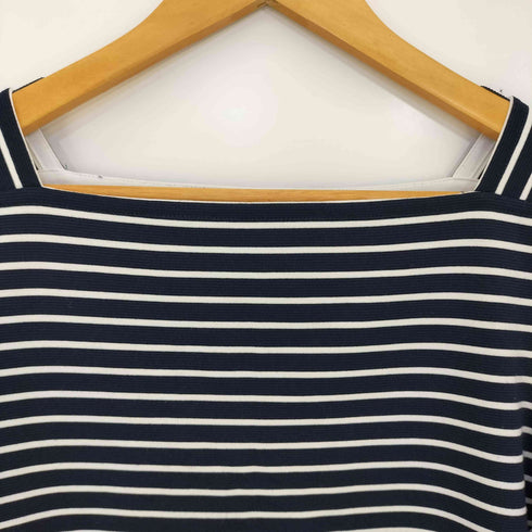 グリーンレーベルリラクシング GREEN LABEL RELAXING KF リップルBOR スクエア/N POカットソー レディース FREE