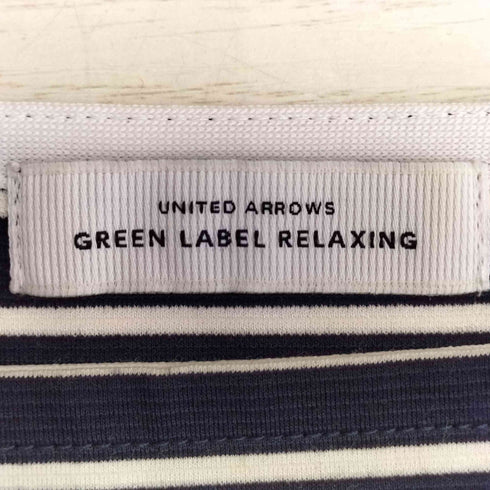グリーンレーベルリラクシング GREEN LABEL RELAXING KF リップルBOR スクエア/N POカットソー レディース FREE