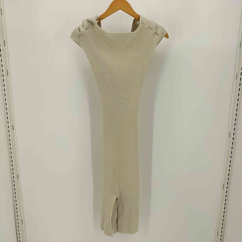 ロイヤルパーティー ROYAL PARTY 24SS タックカシュクールタイトニットワンピース レディース FREE