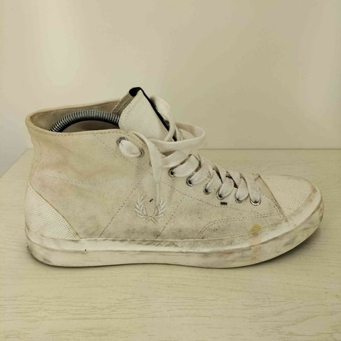 フレッドペリー FRED PERRY Hughes Mid Canvas ハイカットスニーカー メンズ UK:10