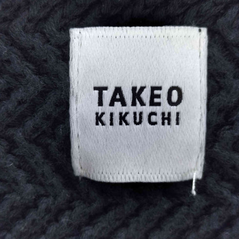 タケオキクチ TAKEO KIKUCHI バイカラーコットンニット メンズ