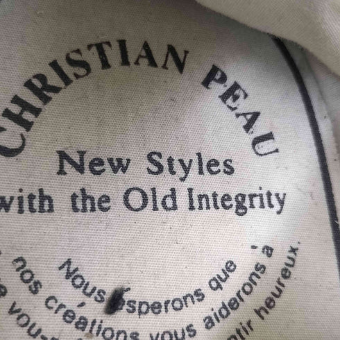 クリスチャンポー CHRISTIAN PEAU カットアウト ハイカットスニーカー メンズ EUR:42
