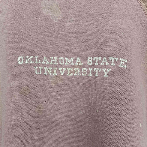 60s- OKLAHOMA STATE UNIVERSITY ラグラン 半袖スウェット メンズ