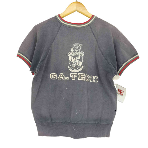 60s- GA.TECH ラグラン 半袖スウェット メンズ