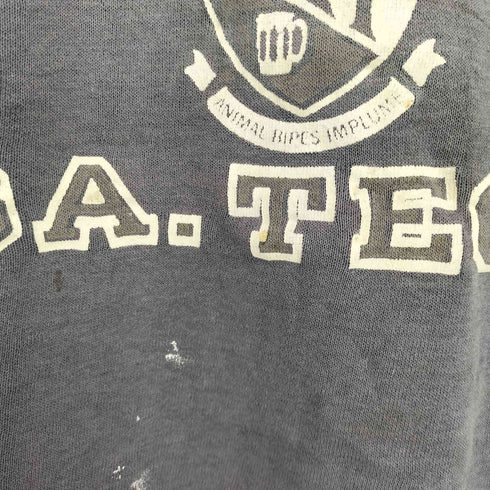 60s- GA.TECH ラグラン 半袖スウェット メンズ