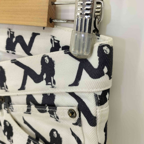 カルバンクライン CALVIN KLEIN ES.1978 NARROW 総柄 スリムデニム メンズ W28/L32