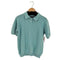 ランズエンド LANDS END USA製 コットン ニットポロ レディース import:S