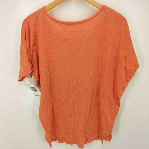 ヴィヴィアンウエストウッドレッドレーベル Vivienne Westwood RED LABEL 裾 オーブ刺繍 フラワー プリント S/S カットソー レディース import:M