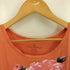 ヴィヴィアンウエストウッドレッドレーベル Vivienne Westwood RED LABEL 裾 オーブ刺繍 フラワー プリント S/S カットソー レディース import:M