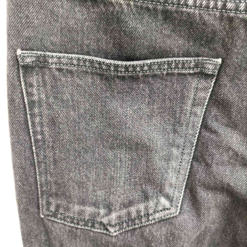 マカフィー MACPHEE 20AW コットン ブラック デニム セミワイド パンツ レディース JPN:36