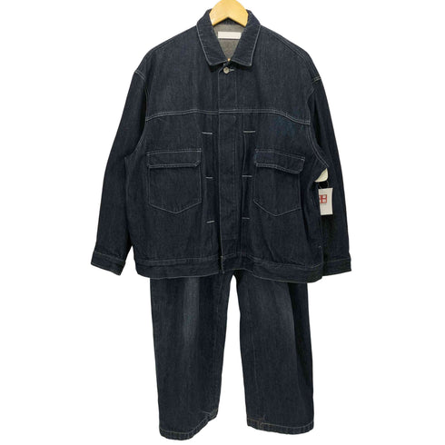 ウィム バイ リドム WYM LIDNM HEAVY OZ WIDE DENIM SET-UP メンズ M