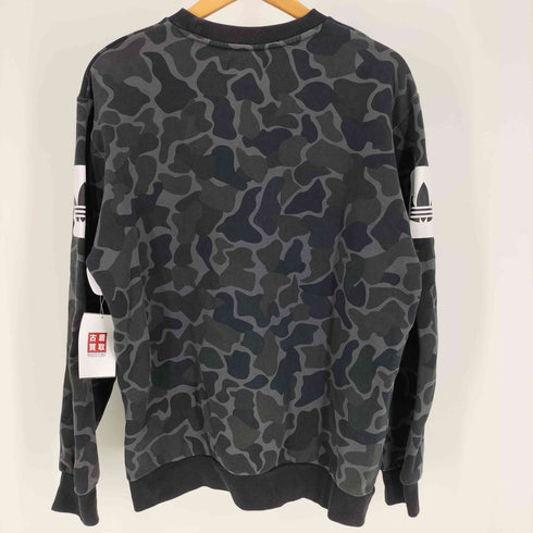 アディダス adidas YARD LOOK フロント プリント カモ 迷彩柄 クルーネック スウェット メンズ import:M