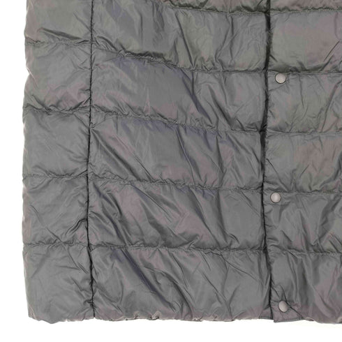 ムジルシリョウヒン 無印良品 再生ナイロン軽量ノーカラーダウンベスト メンズ JPN:XL