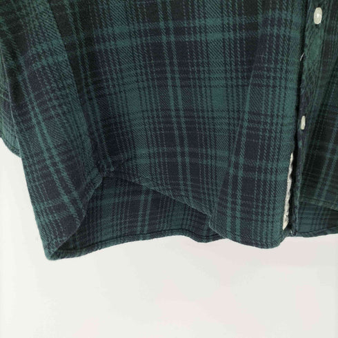 ウッズカナダ woods canada ボタンダウンチェックシャツ メンズ 60