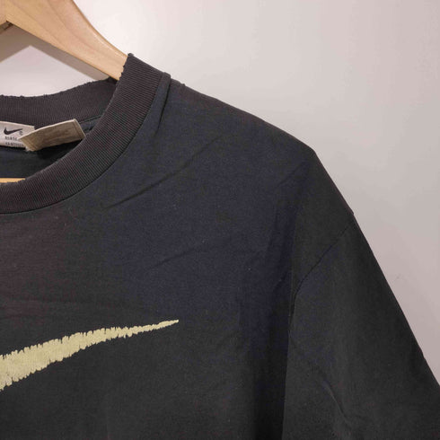 ナイキ NIKE 90-2000s 白タグ ロゴプリント ショートスリーブクルーネックTシャツ メンズ import:L