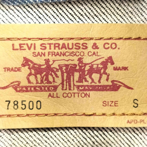リーバイス Levis デニムトラッカージャケット78500 レディース JPN:S