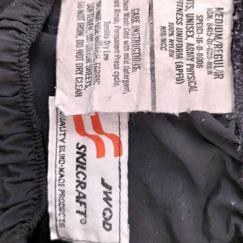 ユーエスアーミー U.S. ARMY 90s-00s SKILCRAFT APFU hysical Fitness Uniform Pants 米軍実品 ナイロントレーニングパンツ メンズ