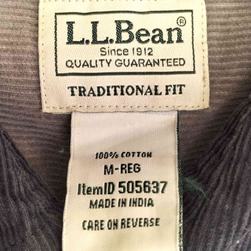 エルエルビーン L.L.Bean TRADITIONAL FIT コーデュロイシャツ メンズ import:M