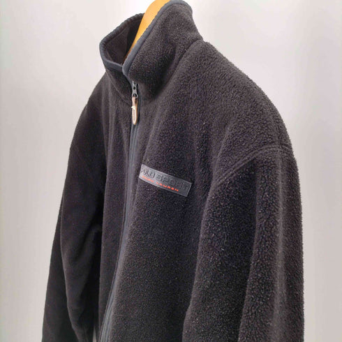 ポロスポーツラルフローレン POLO SPORT RALPH LAUREN 90S ロゴシリコン ジップアップ フリース ジャケット メンズ import:L