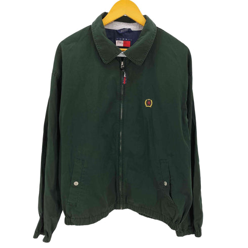 トミーヒルフィガー TOMMY HILFIGER ロゴ刺繍 スイングトップ ブルゾン ジャケット メンズ import:L