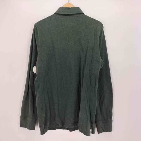 トミーヒルフィガー TOMMY HILFIGER ロゴ刺繍 L/S ポロ シャツ メンズ import:M