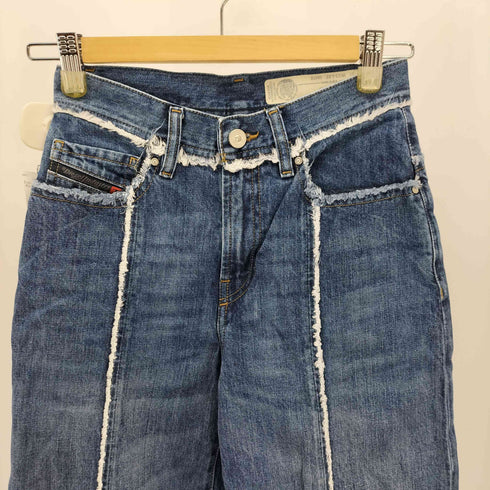 ディーゼルインダストリー Diesel Industry カットオフデザイン ジップフライ デニム パンツ レディース W23 L32