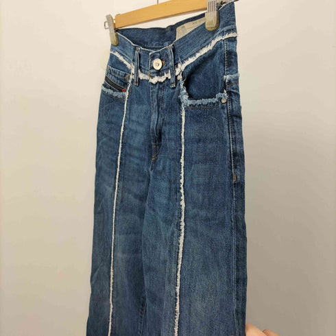 ディーゼルインダストリー Diesel Industry カットオフデザイン ジップフライ デニム パンツ レディース W23 L32