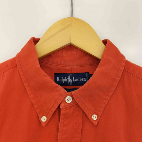 ラルフローレン RALPH LAUREN 90s ポニー刺繍 オーバーサイズ ボタンダウンシャツ メンズ import:XL