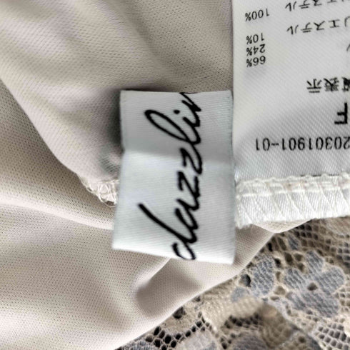 ダズリン dazzlin 23SS ギャザーオープンレースワンピース レディース FREE