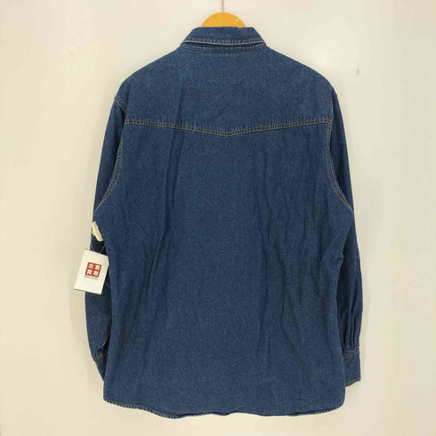 エリーキャトルマン ELY CATTLEMAN ダブルフェイス 裏地ネル デニム ウエスタン シャツ メンズ import:L
