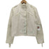 HANSELL エポレット 袖ジップ 比翼 ジャケット レディース import:M