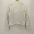 HANSELL エポレット 袖ジップ 比翼 ジャケット レディース import:M