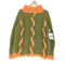 イッセイミヤケ ISSEY MIYAKE 97SS シルク混 ハイネックケーブルニット レディース JPN:M