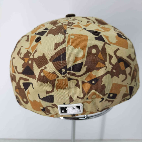 ニューエラ NEW ERA NY刺繍 総柄6パネルキャップ メンズ