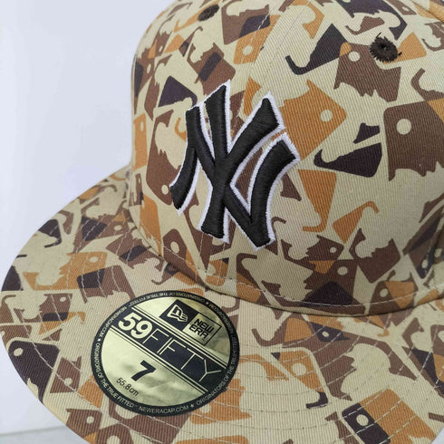 ニューエラ NEW ERA NY刺繍 総柄6パネルキャップ メンズ