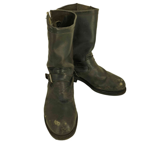 チペワ CHIPPEWA 27863 黒タグ USA製 ENGINEER BOOTS BLACK OIL メンズ 7 2/1