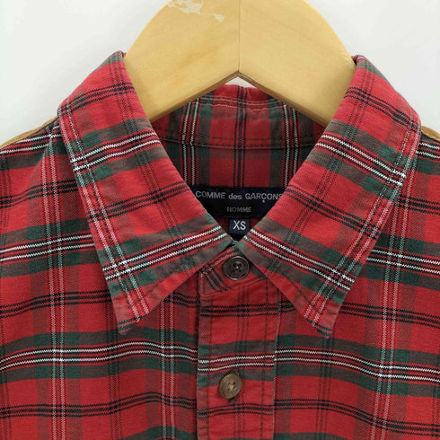 コムデギャルソンオム COMME des GARCONS HOMME 切替 チェックシャツ メンズ JPN:XS